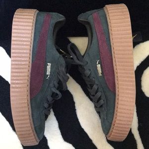 Fenty Suede Creepers w/ original box + dust bag